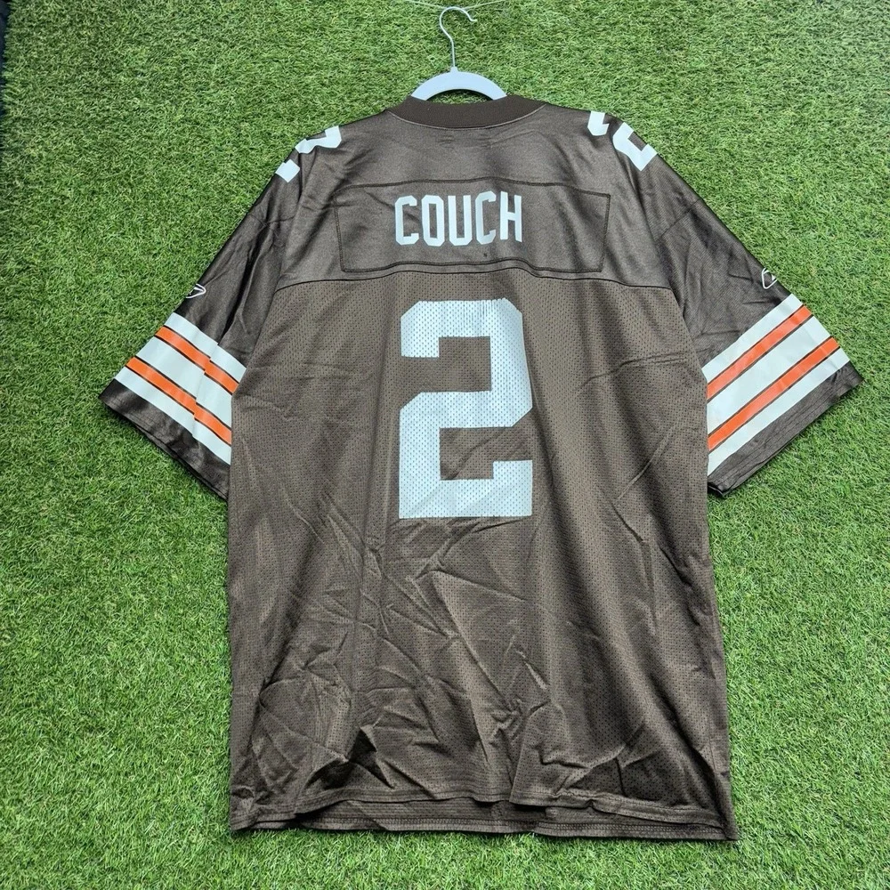 Reebok Cleveland Browns Jersey Mens XL Brown Tim Couch #2 Football Sportswear